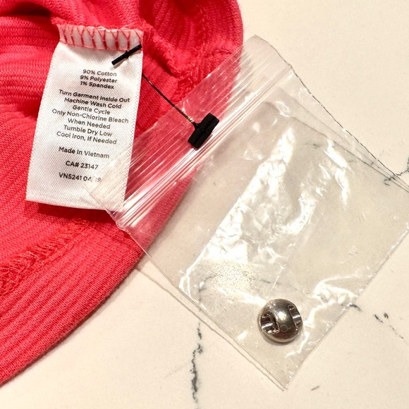 Talbots Pink Sabrina Portrait Collar Top NWT - Picture 13 of 13